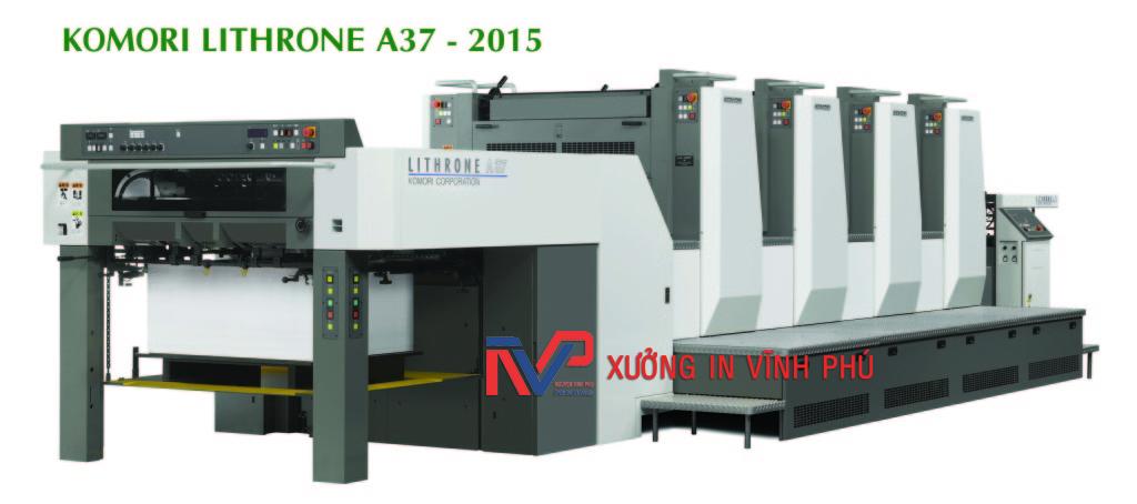 Máy Komori Lithrone A37 - 2015